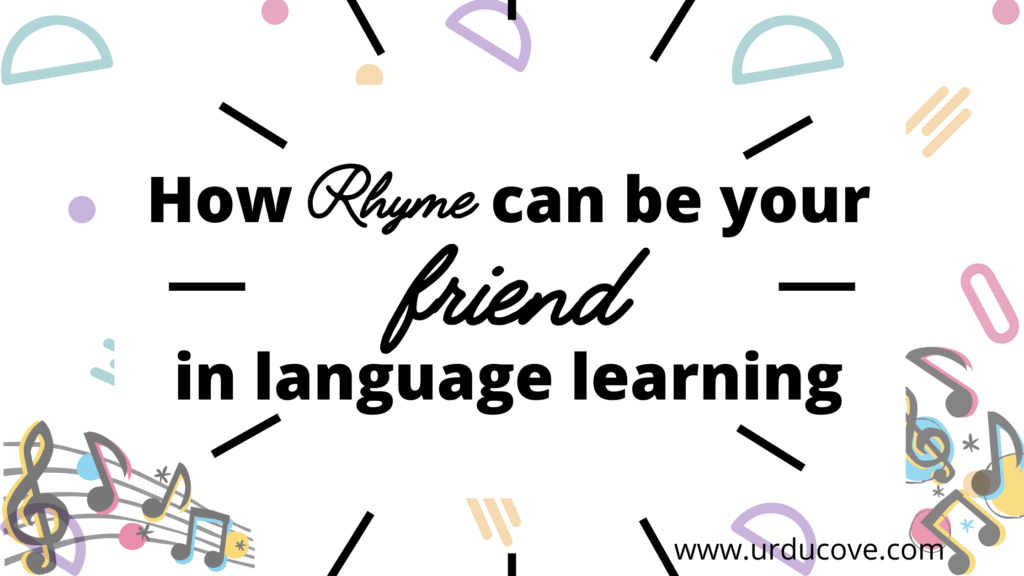 rhyme language learning